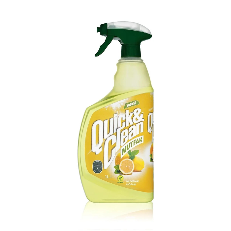 EST QUICK  CLEAN YÜZEY TEMİZLEYİCİ LİMON YAĞLI KÖPÜK 1 LT- MUTFAK