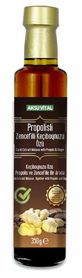AKS PROPOLİSLİ ZENCEFİLLİ KEÇİBOYNUZU ÖZÜ 350G