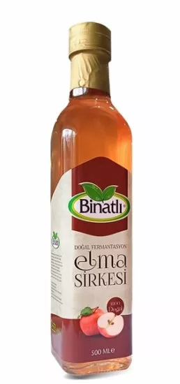 BİNATLI ELMA SİRKESİ 500 ML