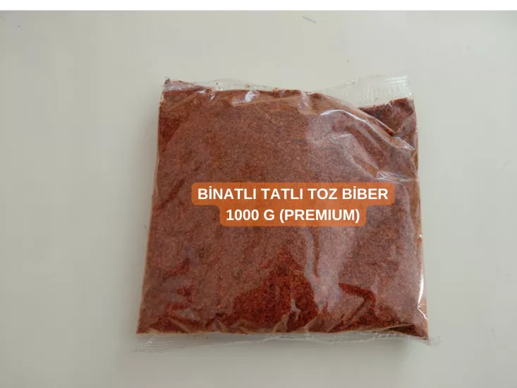 BİNATLI TATLI TOZ BİBER 1000 G (PREMIUM)