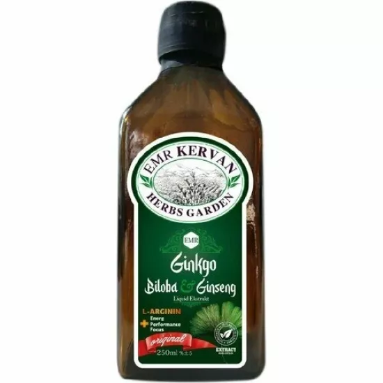 KERVAN GİNKGO BİLOBA & GİNSENG AROM. BİTK. SUYU *250* ML