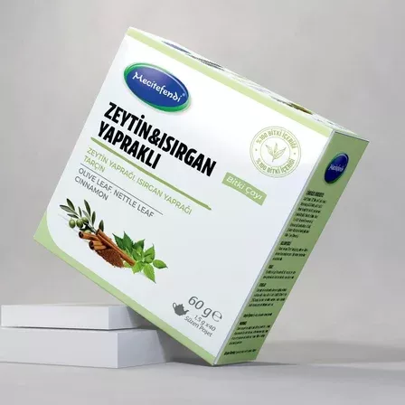 MECİTEFENDİ ZEYTİN & ISIRGAN YAPRAKLI ÖZEL ÇAY SERİSİ 40’LI