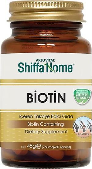 SHF BİOTİN 60 TABLET 750 MG