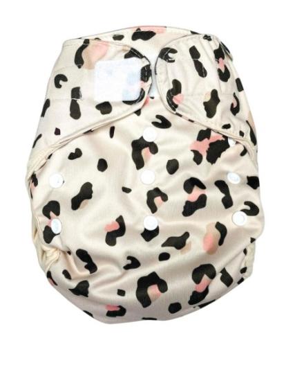 YIKANABİLİR BEBEK BEZİ TEK BEDEN COVER LEOPAR