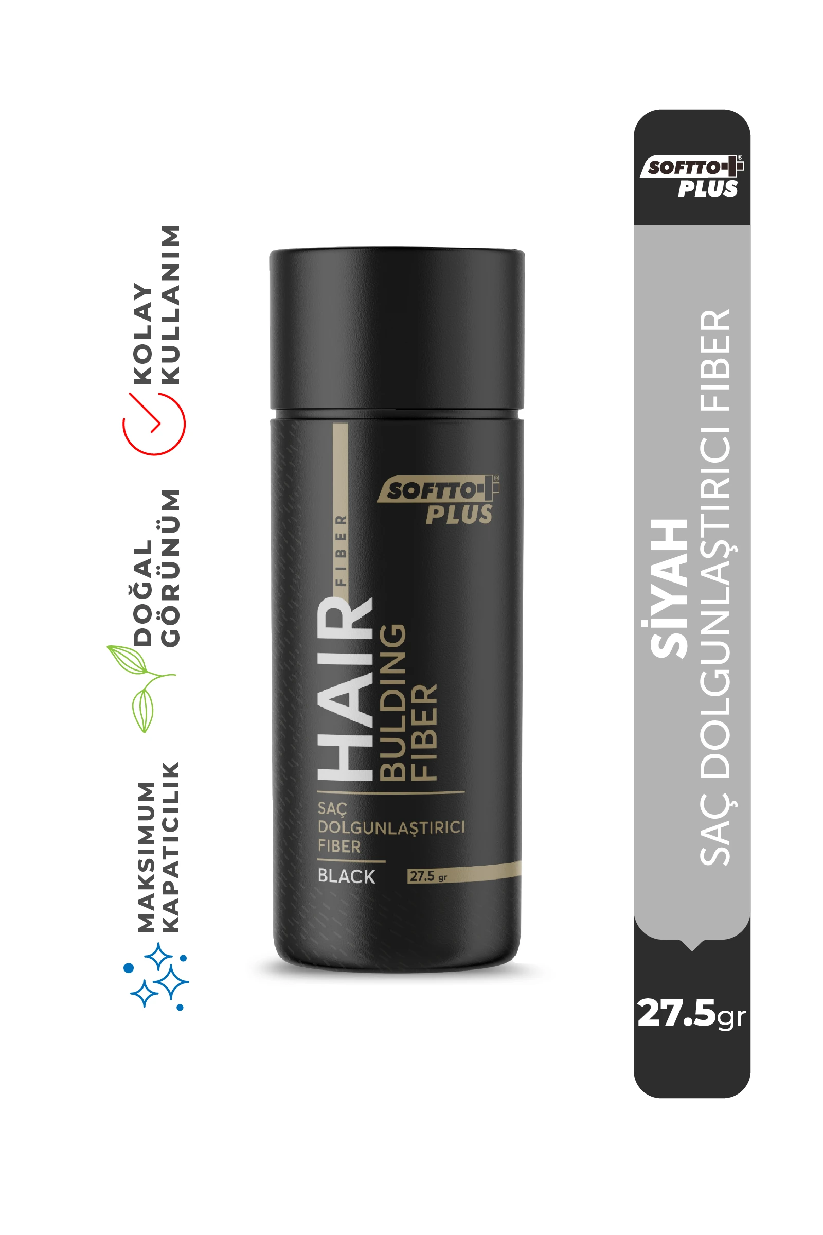 SOFTTO PLUS HAIR BULDING FIBER DARK BROWN 27,5 GR